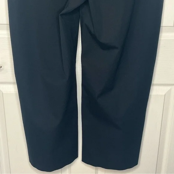 Old Navy Black Wide Leg Pants Sz XL Pull On Pockets - Picture 9 of 12